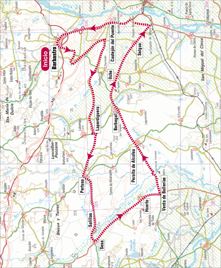 MAPA-Ruta2 BTTC Barbastro